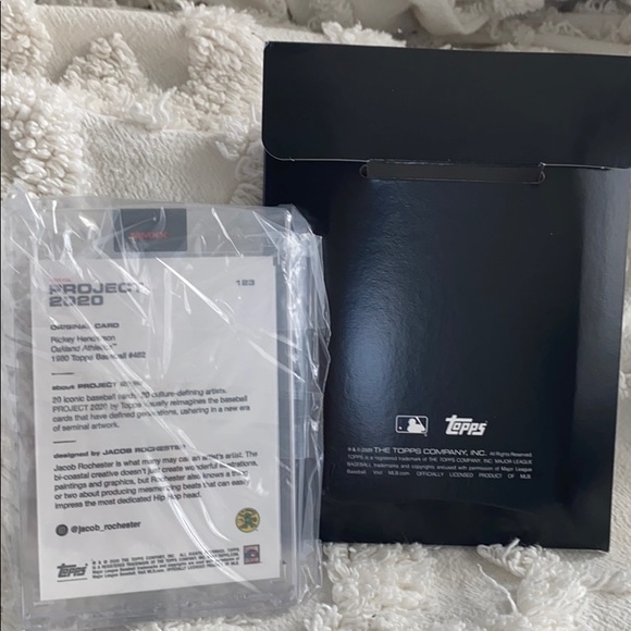 TOPPS PROJECT 2020- RICKEY HENDERSON - Picture 4 of 5